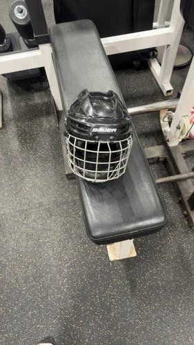 Used Bauer IM5 Helmet Cage Combo Black SM 11337-S000498670