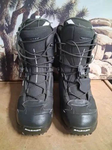 Salomon Source Snowboarding Boots Men's Size 9 Black Thermicfit Gray