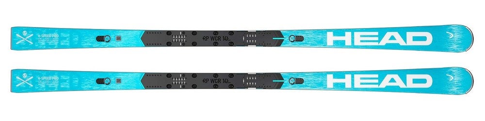 HEAD Worldcup Rebels e-Speed Pro Race Skis with RP WCR 14 Plate, Blue/White,