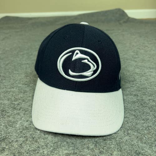 Penn State Nittany Lions Mens Hat Strap Back Blue White Cap Wool Blend College