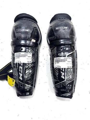 Used CCM 9550 Junior Shin Guards Black 10" 11860-S000316993
