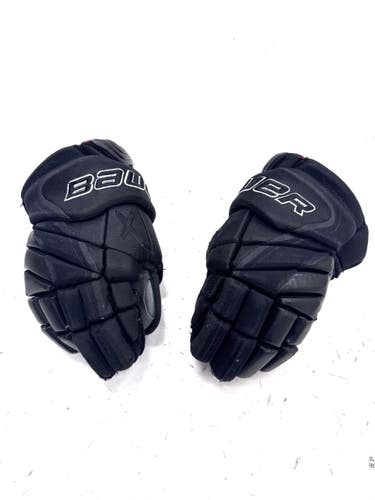 Used Bauer 1X LITE Intermediate Gloves Black 12" 11860-S000316995