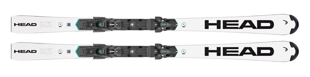 HEAD Worldcup Rebels e-SL Rebel Slalom Race Skis, White/Black, 151 cm