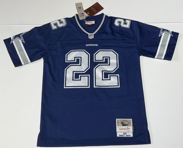 NWT Mitchell & Ness Emmitt Smith Dallas Cowboys 1996 Legacy Jersey Youth Large 14/16