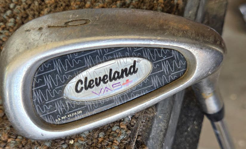 38.25 IN CLEVELAND VAS +  OVERSIZE CAVITY BACK  9 IRON GOLF CLUB FIRM FLEX STEEL