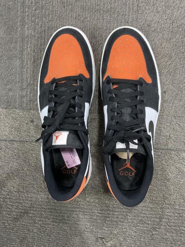 Used Nike Mens Golf Shoes Orange Senior 14 11614-S000245679