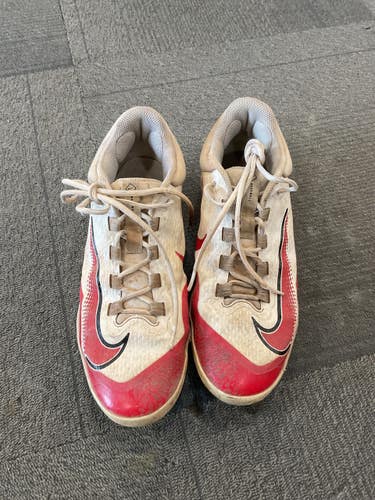 Used Nike REACT BB/SB Cleats Red And White Senior 10 11614-S000245630