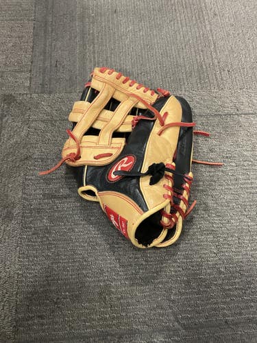 Used Rawlings SELECT PRO LITE BB/SB Glove RH Throw Black And Tan 12" 11614-S000245629