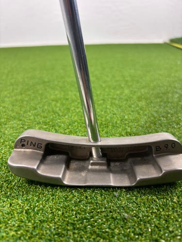 Vintage PING B90 Broomstick Long Putter RH Center Shaft Steel Winn Split Grips USA