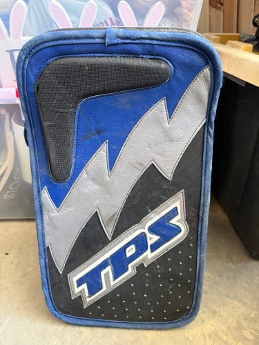 Vintage Louisville TPS Icecap GB1 Goalie Blocker – Regular Hand – Blue/Black/Silver