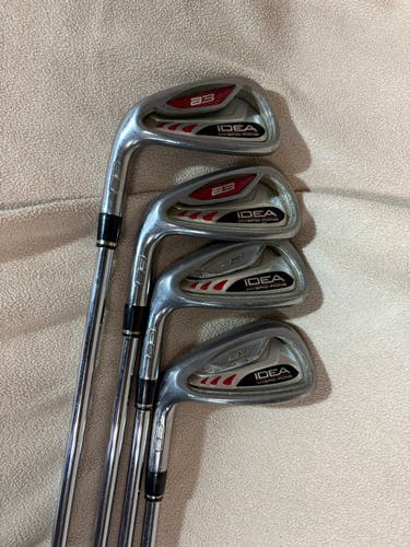 Men's Adams Idea A3 Left Hand Iron Set Senior Flex 4 Pieces (Used)