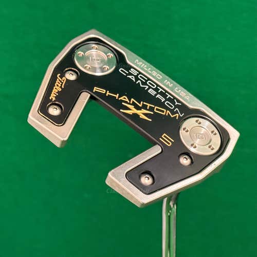 Scotty Cameron 2021 Phantom X 5 35" Single-Bend Mallet Putter w/ HC *Read*