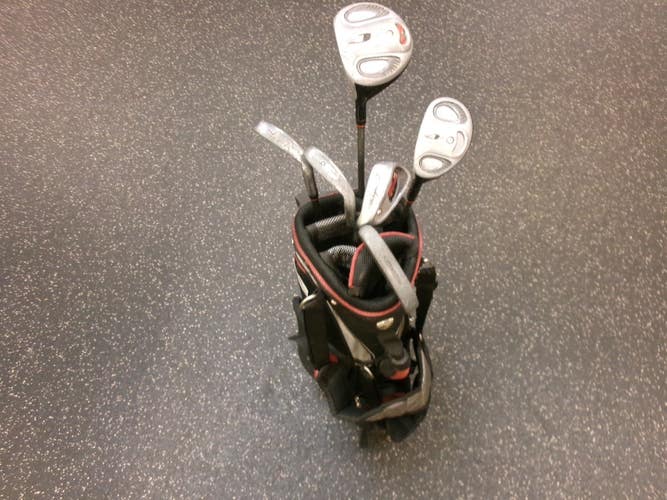 Used Walter Hagen HAGEN JR 6-8 Jr Package Set LH Maroon 7 Piece 11339-S000207711