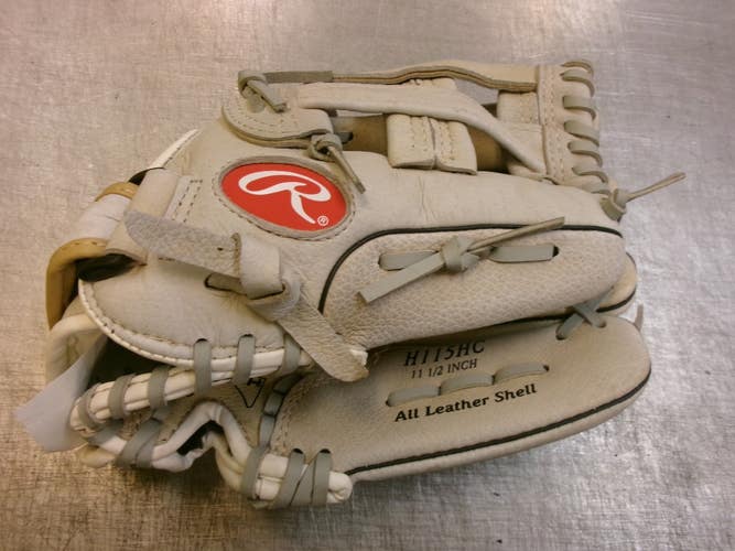 Used Rawlings HIGHLIGHT RH Throw Fastpitch Gloves Grey 11 1/2" 11339-S000207686