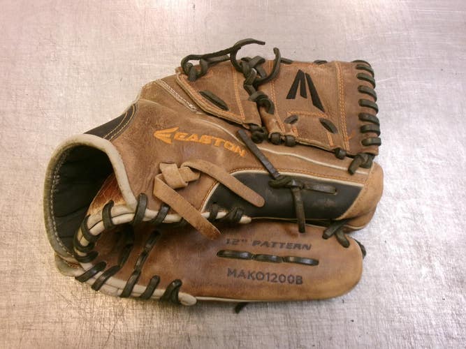 Used Easton MAKO BB/SB Glove RH Throw Brown 12" 11339-S000207683