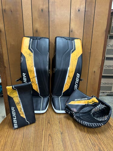 34" Bauer Flylite Regular Goalie Full Set (Used)