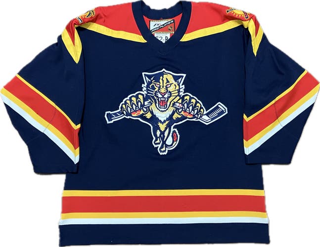 Florida Panthers Blank Pro Player Authentic NHL Hockey Jersey Size 52-R