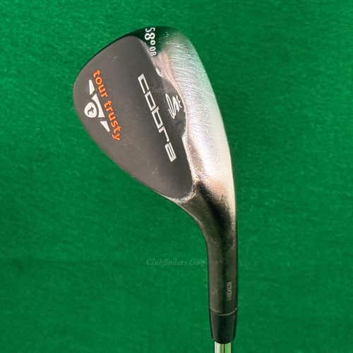 Cobra Golf Tour Trusty Black Satin 58-8 58 Lob Wedge Dynamic Gold S200 Stiff