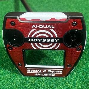 Odyssey Ai-DUAL Square 2 Square Jailbird Putter 35" LH Used