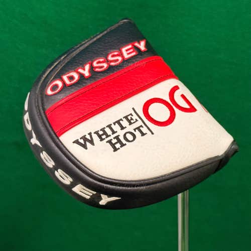 Odyssey White Hot OG 7S 35" Slant-Neck Mallet Putter w/ Stroke Lab & HC