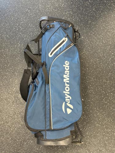Used Taylormade FLEX TECH Mens Stand Bag Navy Blue 11849-S000045104