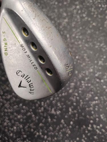 Used Callaway MD3 MILLED Golf Wedge Mens LH 54 Degree 11849-S000045085