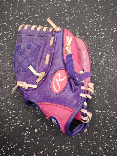 Used Rawlings HIGHLIGHT BB/SB Glove RH Throw Purple 10" 11849-S000045081