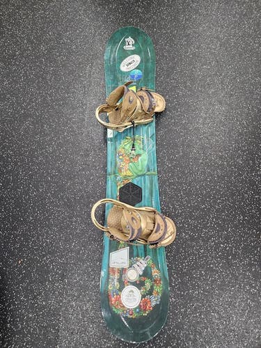 Used LTD MUSE Womens Board/Bindings Green 145 cm 11849-S000045063