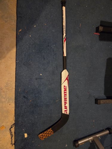 Junior Bauer Supreme S150 Regular Goalie Stick 21" Paddle (Used)