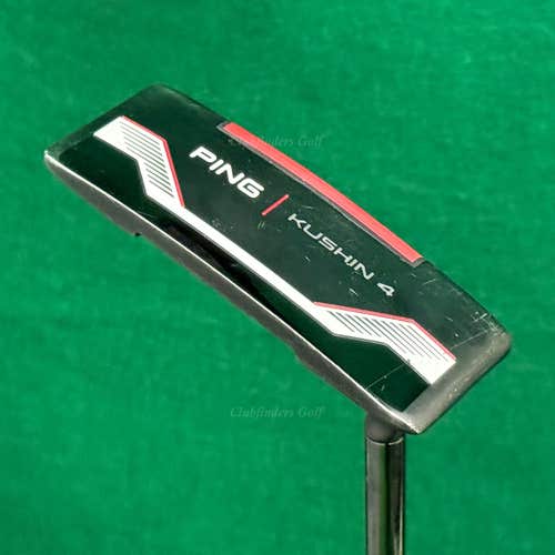 Ping 2021 Kushin 4 Black Dot 33" Flow-Neck Wide-Blade Putter Golf Club