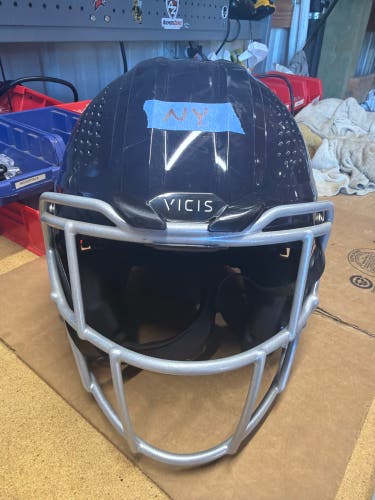 USED VICIS02 ADULT FOOTBALL HELMET - MEDIUM - NAVY