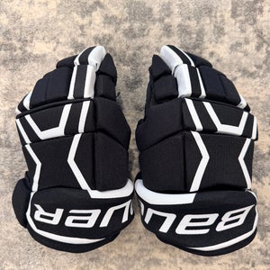 Bauer Supreme 150 Hockey Gloves – 13” Senior – Black/White - Used Once