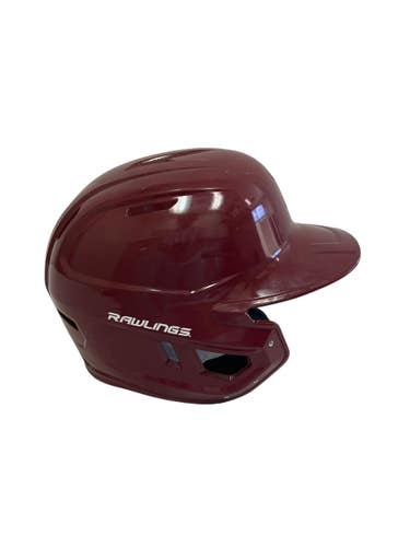 Used Rawlings Mach-SR-Reva Maroon Senior OSFM Batting Helmet  11692-S000158546
