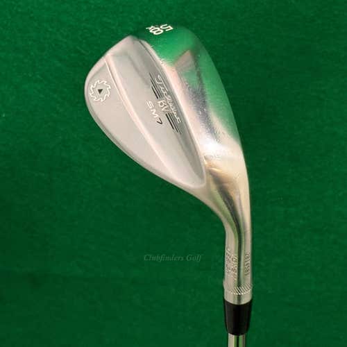 Titleist Vokey SM7 Chrome 58-14K 58 Lob Wedge Vokey Design Steel Wedge Flex