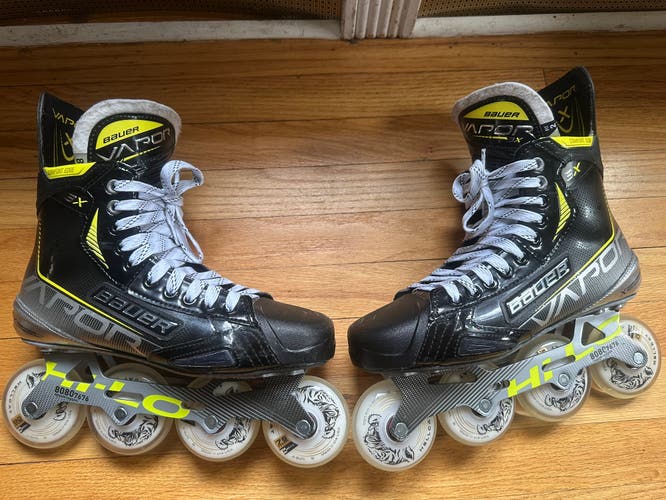 Bauer Vapor 3X Inline Skates Regular Width (fit 2) Size 8 (Used)