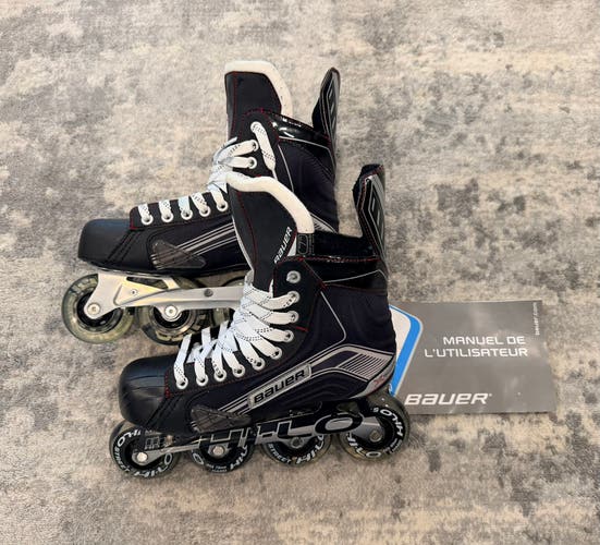 Bauer Vapor X300R Inline Roller Hockey Skates Senior Size 7R Hi-Lo