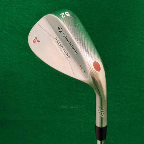 TaylorMade Milled Grind Chrome 52-SB9 52 Gap Wedge Dynamic Gold Wedge Flex