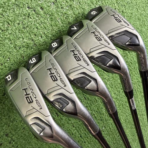 Cleveland Launcher HB Turbo Hybrid Iron Set 6-PW Miyazaki C Kua 6R Regular Flex