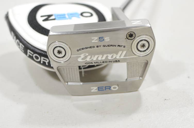 Evnroll ZERO Z5 Satin 37" Putter Right Steel with Cover #229026
