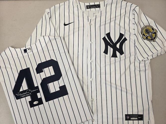 Yankees MARIANO RIVERA "HOF 2019" Auto Autograph Signed Baseball JERSEY