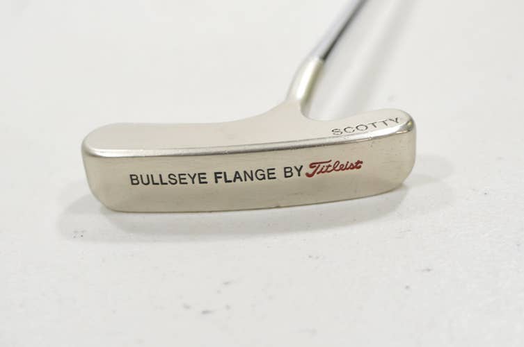 Titleist 2002 Scotty Cameron Bulls Eye Platinum Flange 35" Putter Steel #229053