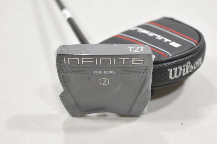LEFT HANDED Wilson Infinite Zero Torque The 606 34" Putter Steel New #229130