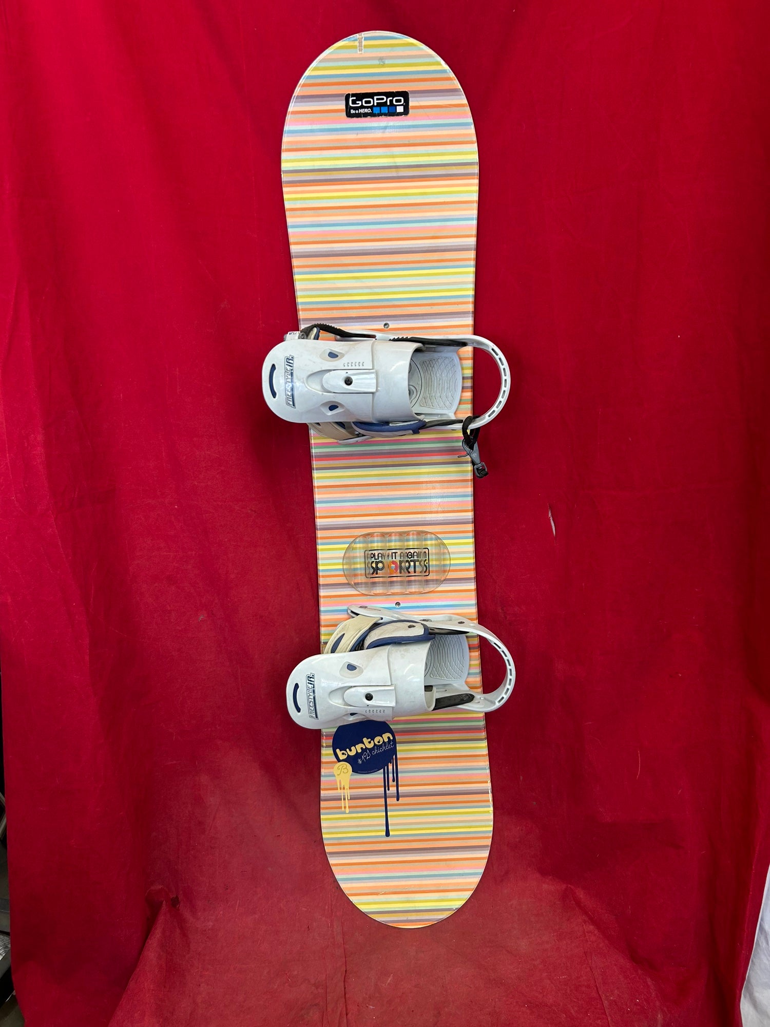 Used Burton Chicklet 100 Cm Snowboard Girls Combo | SidelineSwap