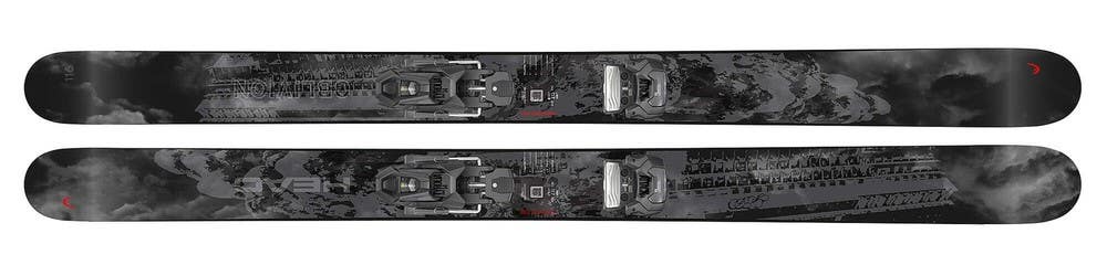 HEAD Oblivion 116 Freeride Twin Tip Skis, Black/Red, 189 cm
