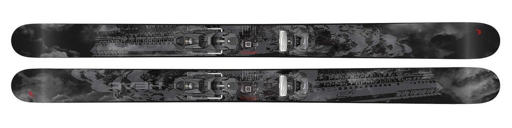 HEAD Oblivion 116 Freeride Twin Tip Skis, Black/Red, 189 cm