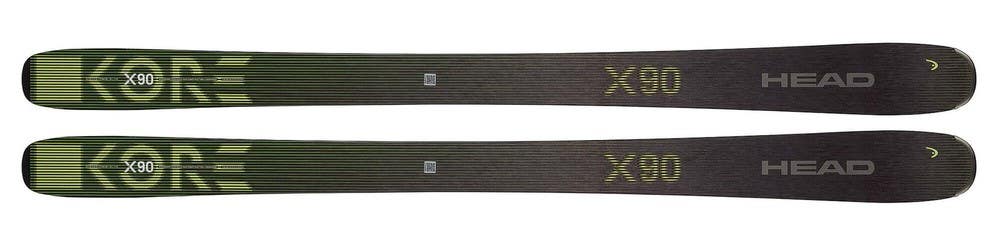 HEAD KORE X 90 R Skis, Anthracite/Yellow, 170 cm