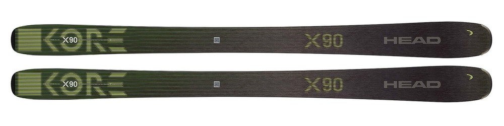 HEAD KORE X 90 R Skis, Anthracite/Yellow, 170 cm