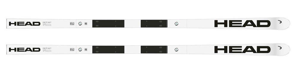 HEAD WCR e-DH Rebel Downhill Race Skis with Race Plate, 218 cm