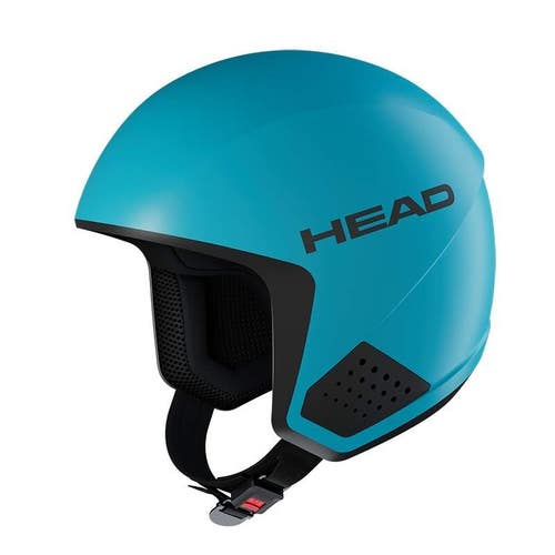 HEAD DOWNFORCE JR Junior Race Ski Helmet, Speed Blue