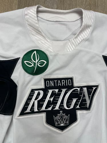Authentic Pro Stock CCM Hockey Practice Jersey Ontario Reign 54 Made in Canada